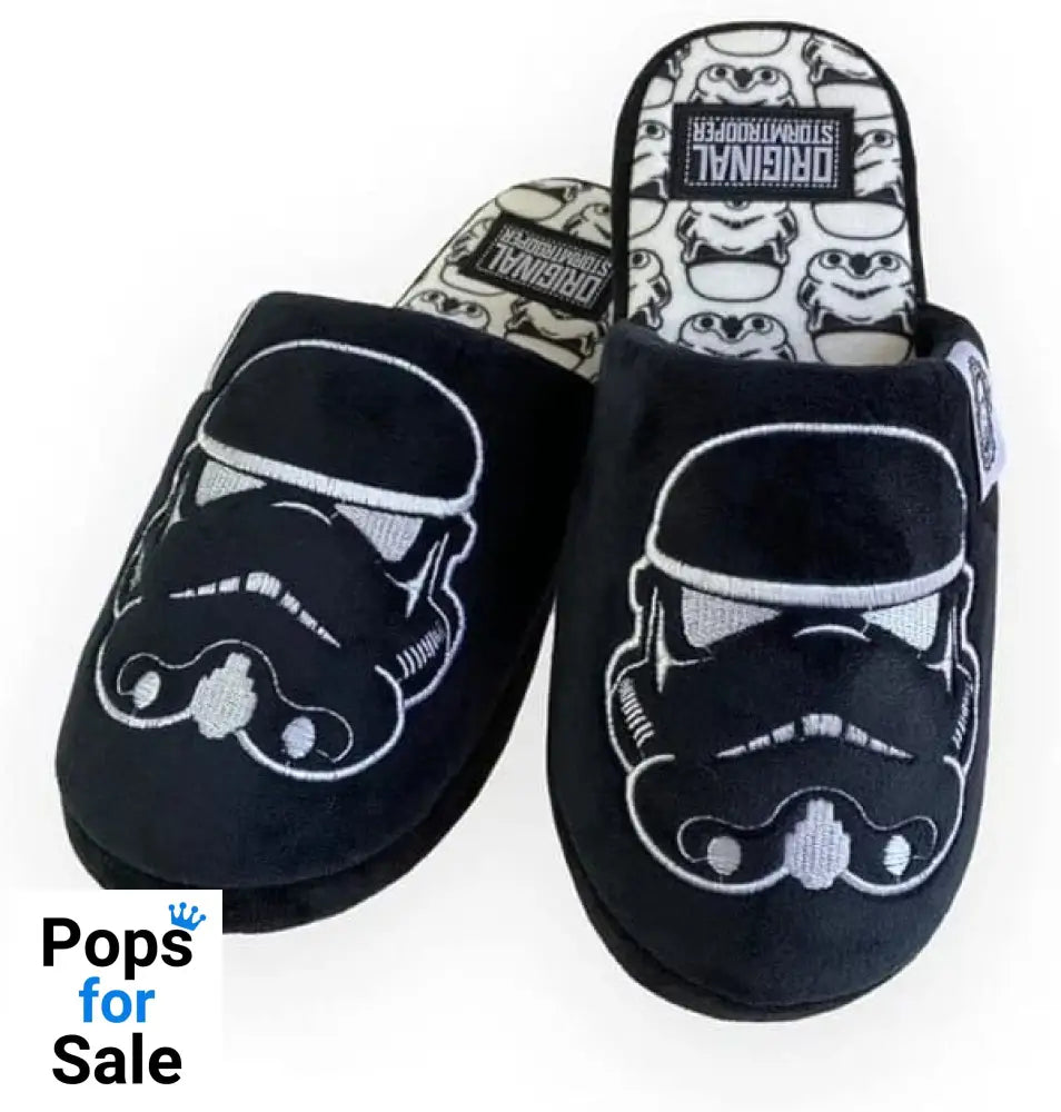 Star Wars Original Stormtrooper Slippers Black EU 8 - 10 Footwear