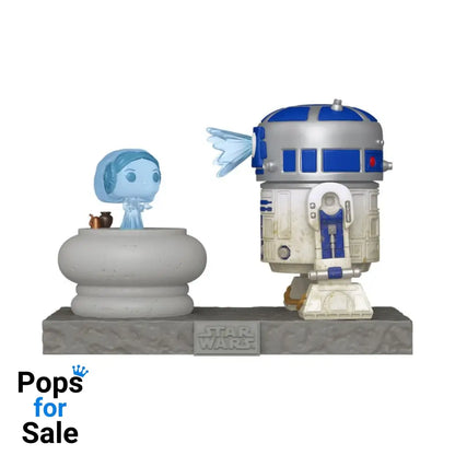Star Wars POP! Deluxe Vinyl Figure R2D2 w/Leia 9 cm