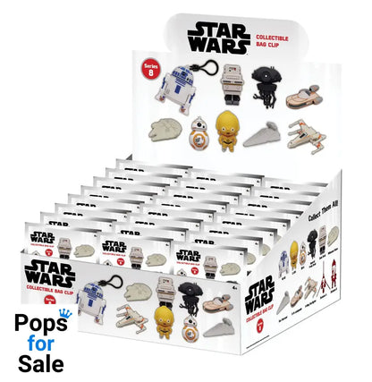 Star Wars PVC Bag Clips Series 8 Power Of Force Display (24)