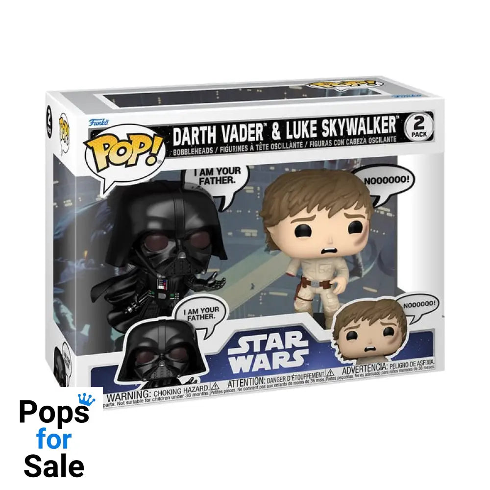 Star Wars: Sayings POP! Vinyl Figures 2-Pack Vader & Luke 9 cm