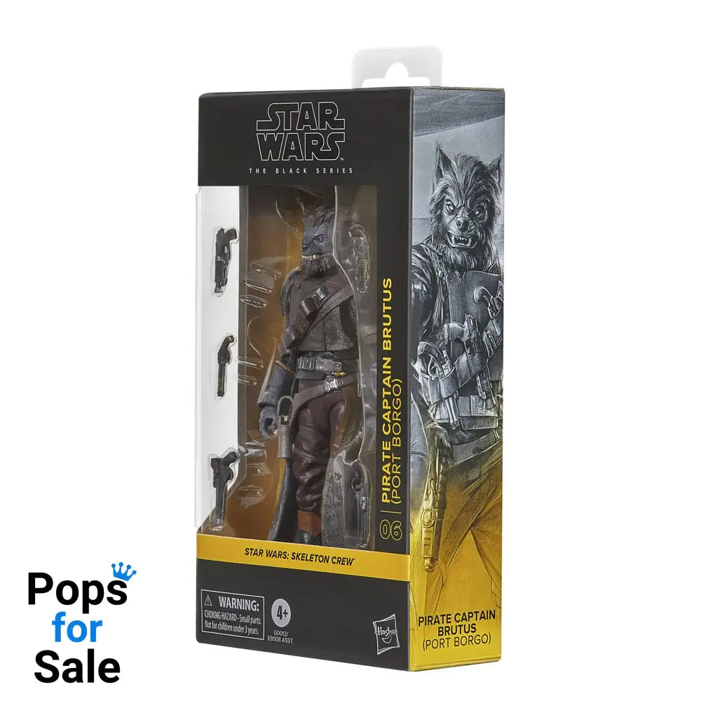 Star Wars: Skeleton Crew Black Series Action Figure Pirate Capitaine Brutus (Port Borgo) 15 cm