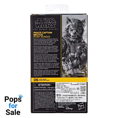 Star Wars: Skeleton Crew Black Series Action Figure Pirate Capitaine Brutus (Port Borgo) 15 cm