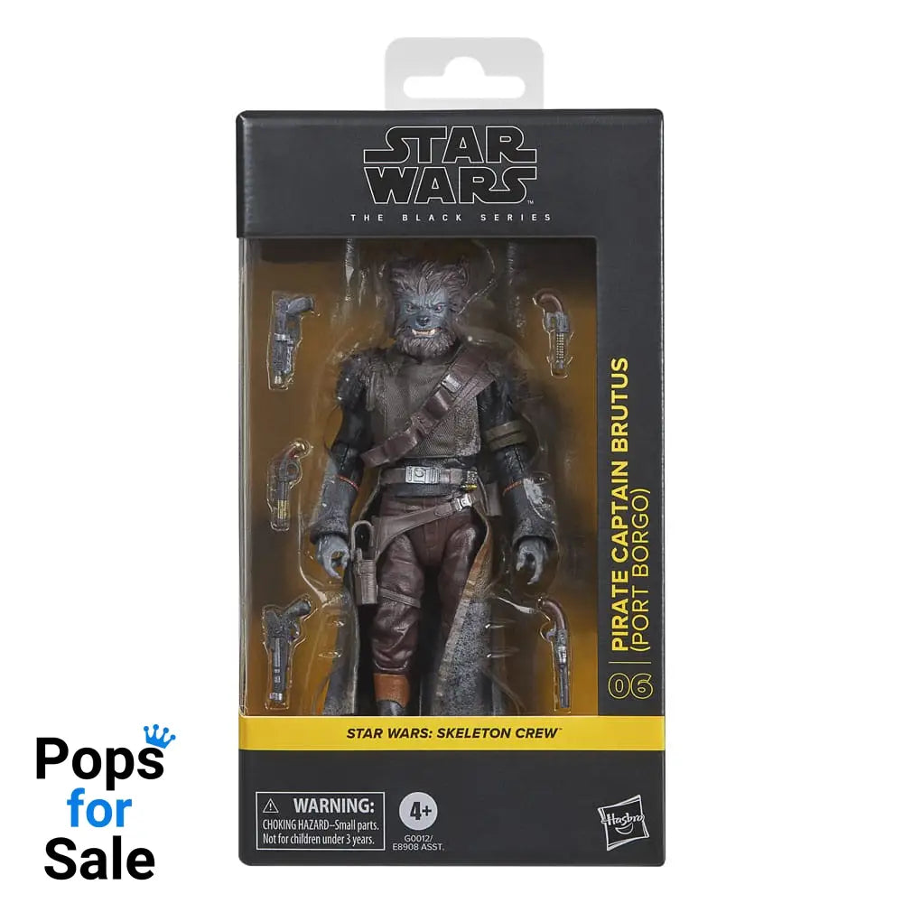 Star Wars: Skeleton Crew Black Series Action Figure Pirate Capitaine Brutus (Port Borgo) 15 cm