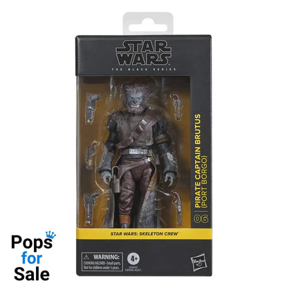 Star Wars: Skeleton Crew Black Series Action Figure Pirate Capitaine Brutus (Port Borgo) 15 cm