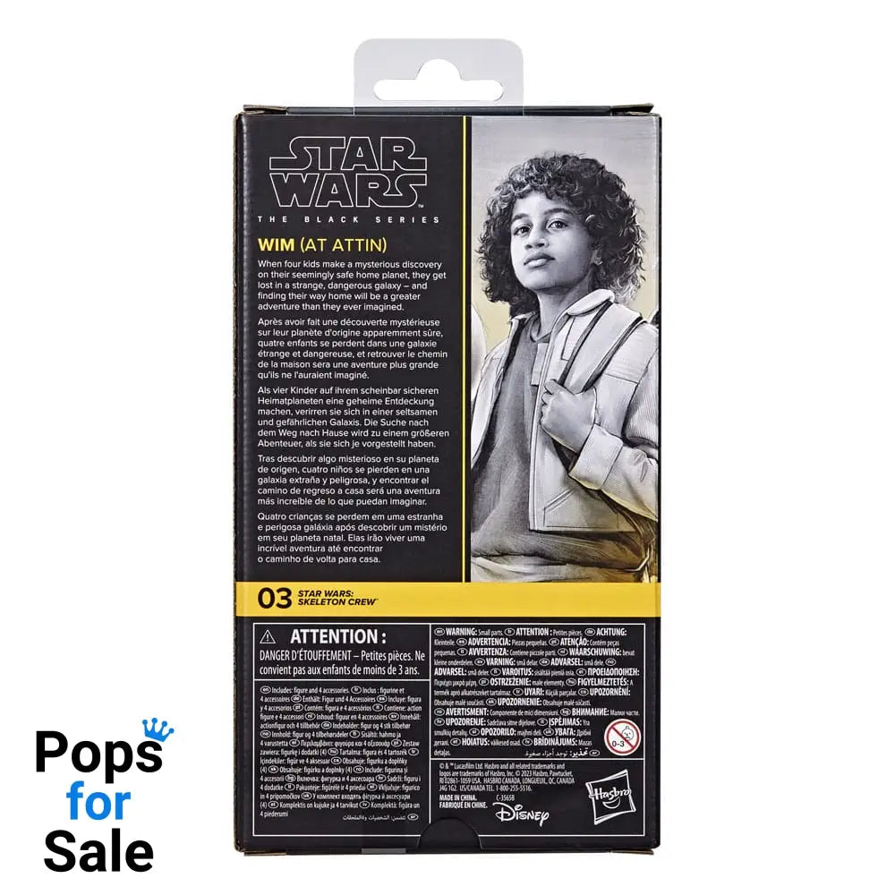 Star Wars: Skeleton Crew Black Series Action Figure Wim (At Attin) 15 cm
