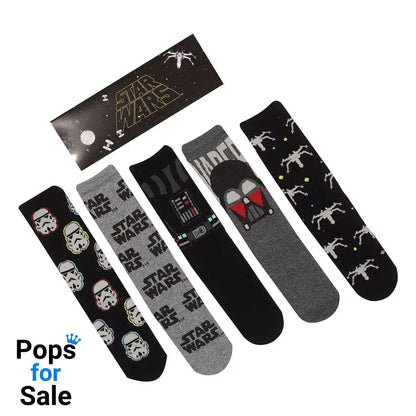 Star Wars Socks 5-Pack Dark Side L-XL