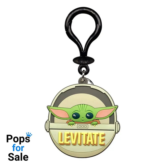 Star Wars Soft Touch PVC Bag Clip Baby Yoda Levitate Keyrings