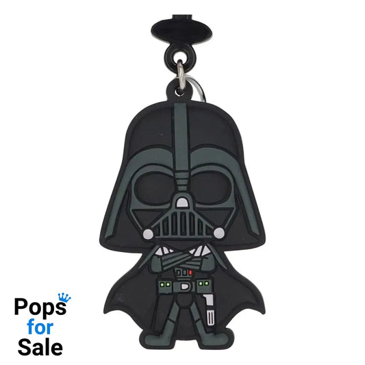 Star Wars Soft Touch PVC Bag Clip Darth Vader Keyrings