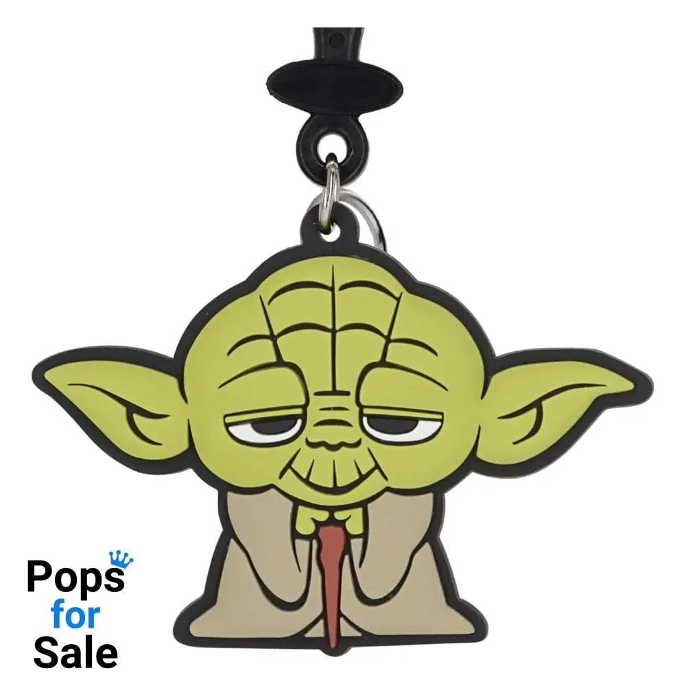 Star Wars Soft Touch PVC Bag Clip Yoda Keyrings