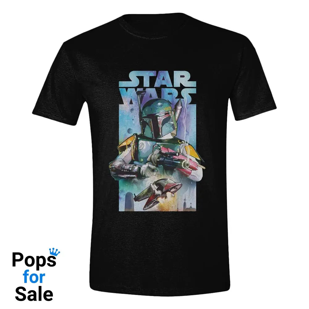 Star Wars T-Shirt Boba Fett Poster Size M T-shirts