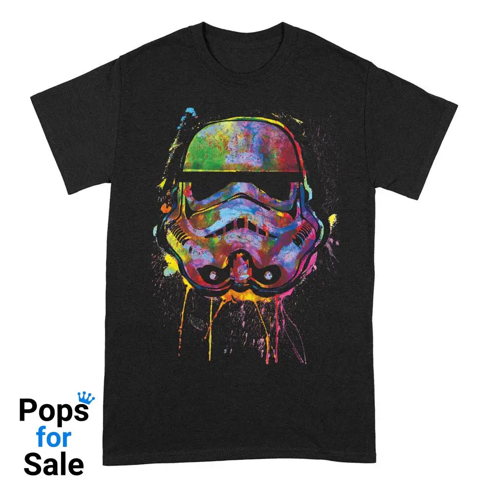 Star Wars T-Shirt Paint Splats Helmet