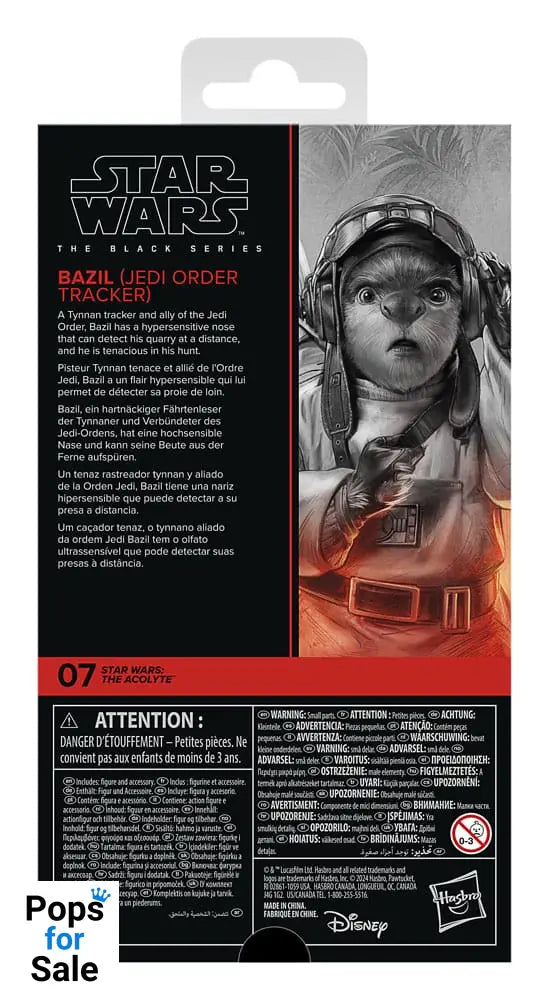 Star Wars: The Acolyte Black Series Action Figure Bazil (Jedi Order Tracker) 10 cm Action figures