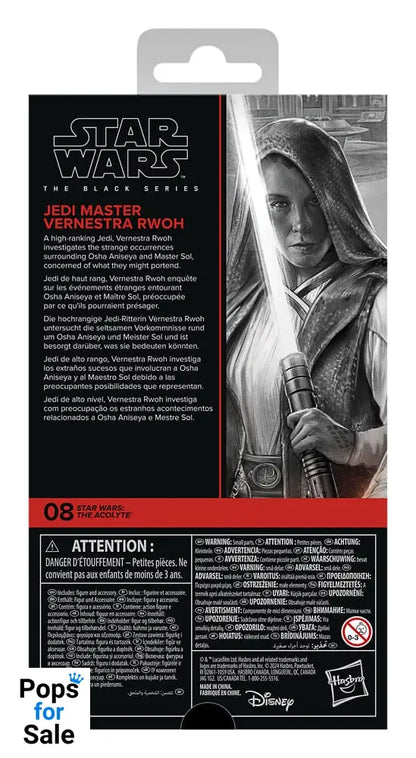 Star Wars: The Acolyte Black Series Action Figure Jedi Master Vernestra Rwoh 15 cm