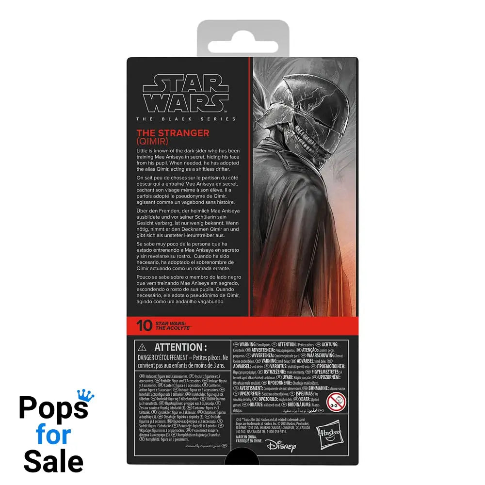 Star Wars: The Acolyte Black Series Action Figure The Stranger (Qimir) 15 cm Action figures