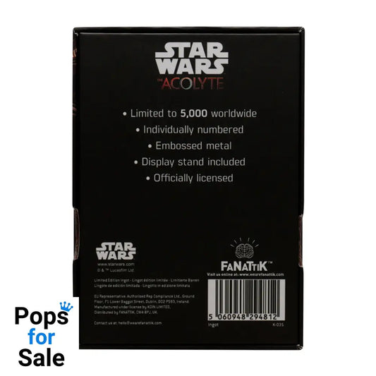 Star Wars The Acolyte Limited Edition ingot Ingot