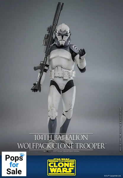 Star Wars The Clone Wars Action Figure 1/6 104th Battalion Wolfpack Clone Trooper 30 cm