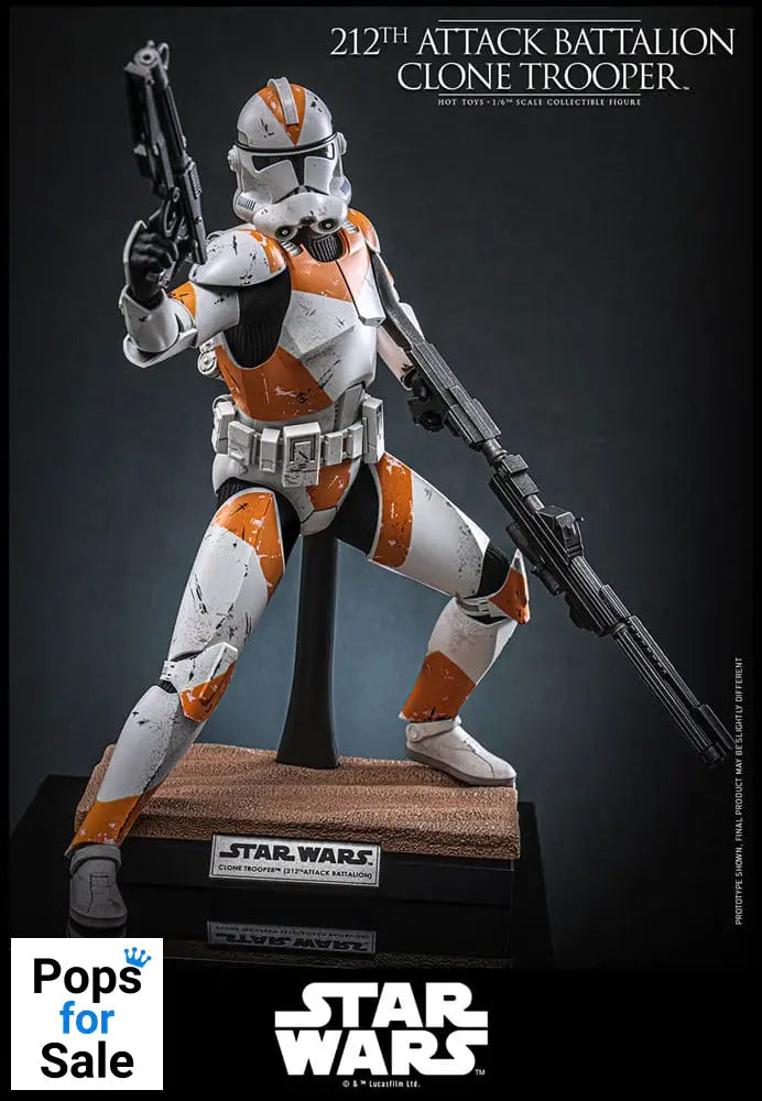 Star Wars: The Clone Wars Action Figure 1/6 212th Attack Battalion Clone Trooper 30 cm