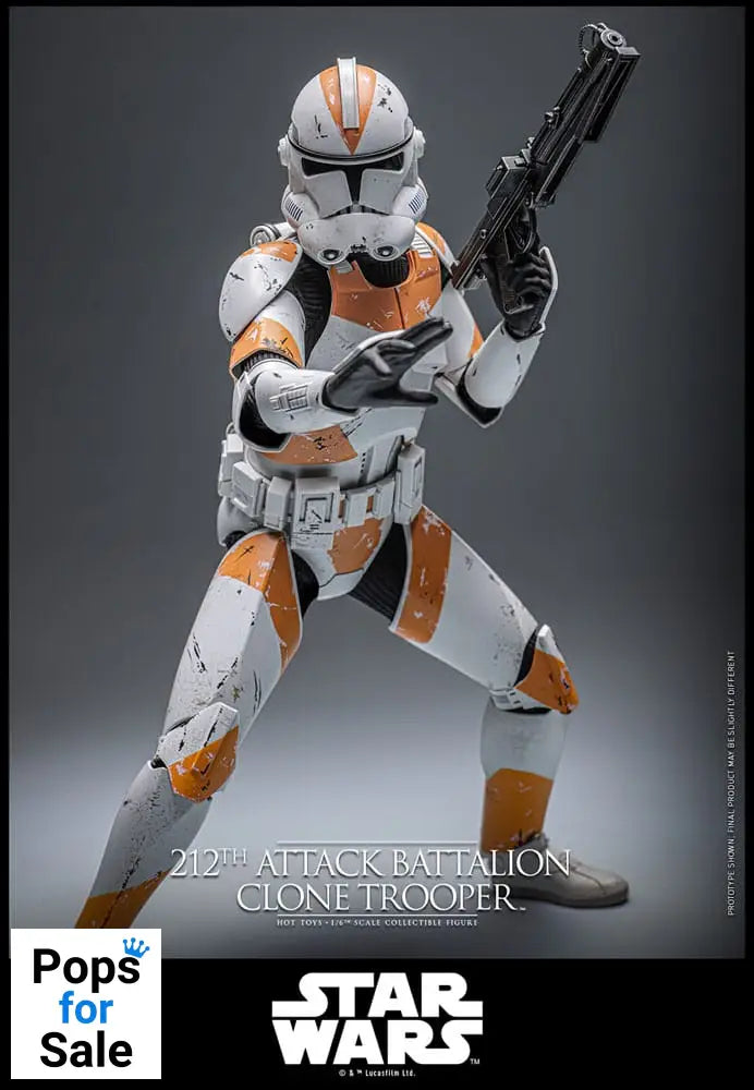 Star Wars: The Clone Wars Action Figure 1/6 212th Attack Battalion Clone Trooper 30 cm