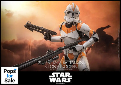 Star Wars: The Clone Wars Action Figure 1/6 212th Attack Battalion Clone Trooper Deluxe Version 30 cm