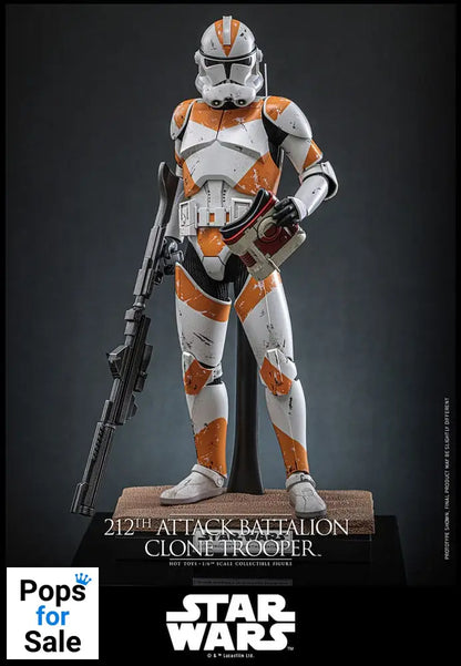 Star Wars: The Clone Wars Action Figure 1/6 212th Attack Battalion Clone Trooper Deluxe Version 30 cm