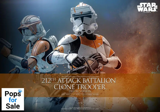 Star Wars: The Clone Wars Action Figure 1/6 212th Attack Battalion Clone Trooper Deluxe Version 30 cm