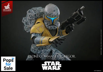 Star Wars: The Clone Wars Action Figure 1/6 Clone Commando Gregor Hot Toys Exclusive 30 cm