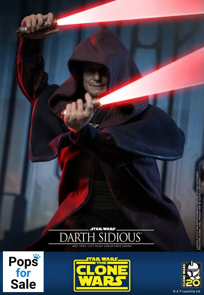 Star Wars: The Clone Wars Action Figure 1/6 Darth Sidious 29 cm Action figures