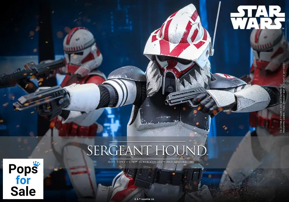 Star Wars: The Clone Wars Action Figure 1/6 Sergeant Hound 30 cm