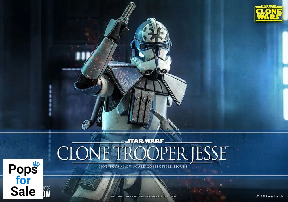 Star Wars The Clone Wars Action Figure 1/6 Clone Trooper Jesse 30 cm