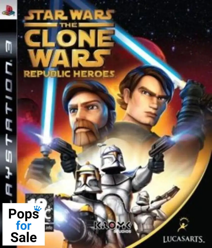 Star Wars: The Clone Wars Republic Heroes for Sony Playstation 3 (PS3)