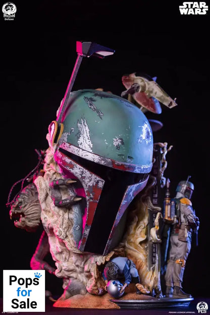 Star Wars The Empire Strikes Back Fine Art Bust Boba Fett Deluxe Edition 50 cm