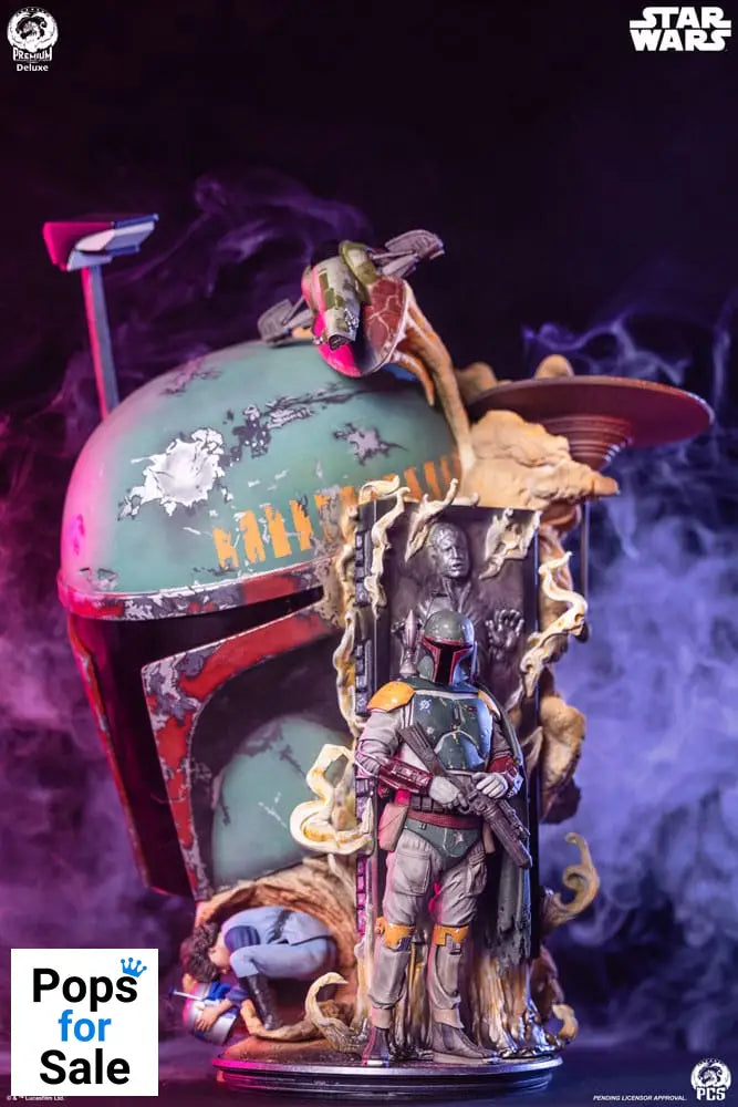 Star Wars The Empire Strikes Back Fine Art Bust Boba Fett Deluxe Edition 50 cm