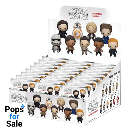 Star Wars: The Force Awakens Charm 3D PVC Bag Clips Display (24)