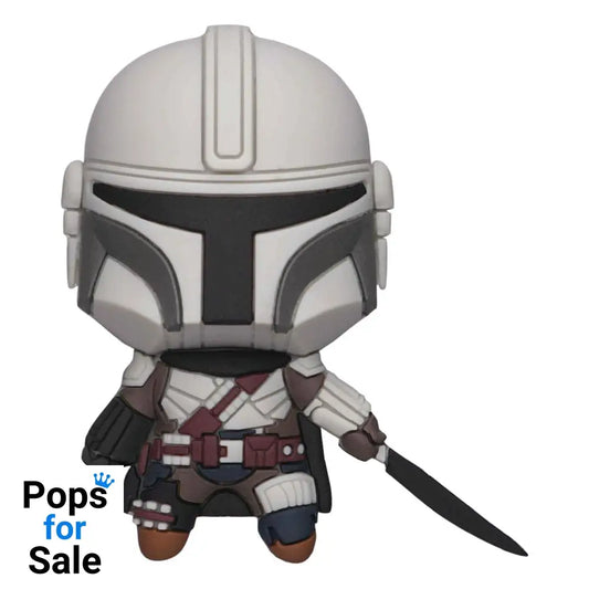 Star Wars The Mandalorian 3D Magnet Mando with Darksaber