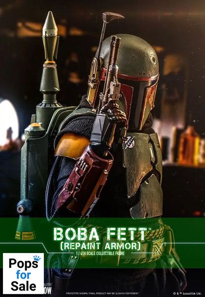 Star Wars The Mandalorian Action Figure 1/6 Boba Fett (Repaint Armor) 30 cm