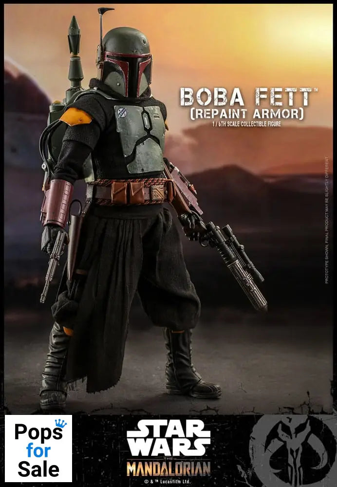 Star Wars: The Mandalorian Action Figure 1/6 Boba Fett Repaint Armor Special Edition 30 cm