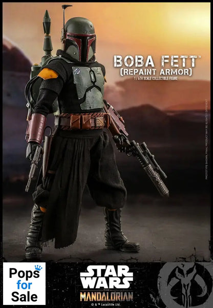 Star Wars: The Mandalorian Action Figure 1/6 Boba Fett Repaint Armor Special Edition 30 cm