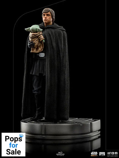 Star Wars The Mandalorian Art Scale Statue 1/10 Luke Skywalker and Grogu 21 cm Scale Figures