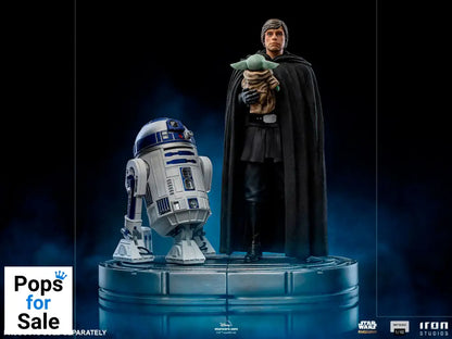 Star Wars The Mandalorian Art Scale Statue 1/10 Luke Skywalker and Grogu 21 cm Scale Figures