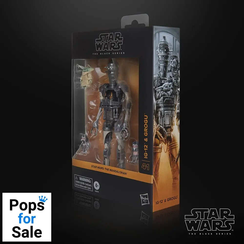 Star Wars: The Mandalorian Black Series Action Figure 2-Pack IG-12 & Grogu 15 cm Action figures