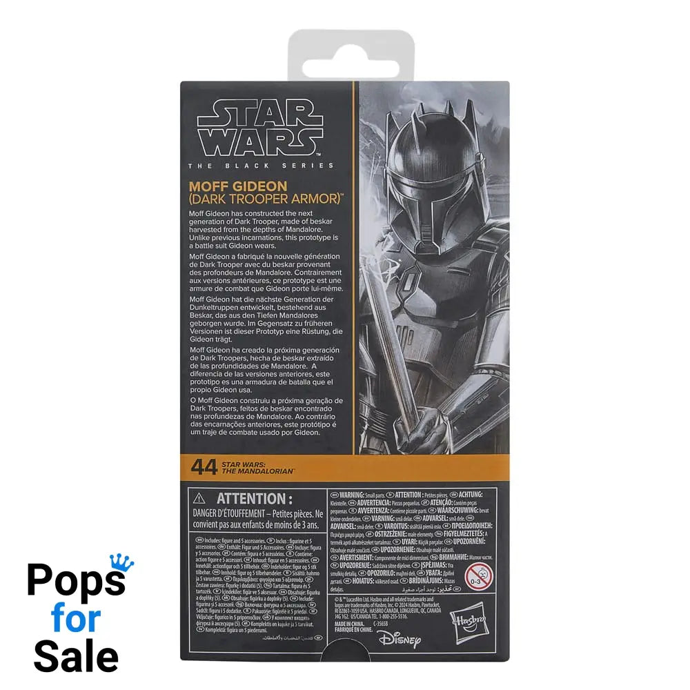 Star Wars: The Mandalorian Black Series Action Figure Moff Gideon (Dark Trooper Armor) 15 cm