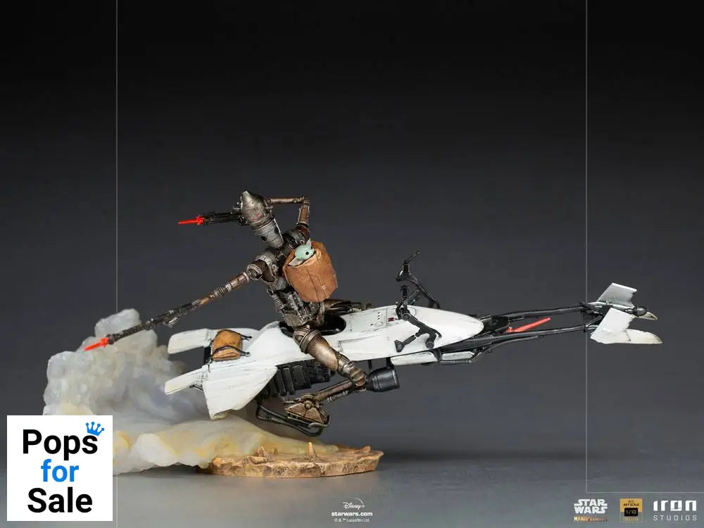 Star Wars The Mandalorian Deluxe Art Scale Statue 1/10 IG-11 & The Child 20 cm Scale Figures