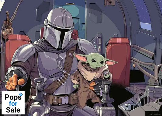 Star Wars The Mandalorian Jigsaw Puzzle Cartoon (1000 pieces)