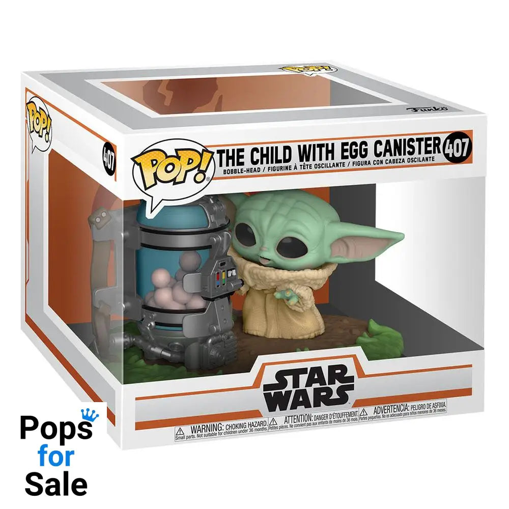 Star Wars The Mandalorian POP! Deluxe Vinyl Figure The Child Egg Canister 9 cm