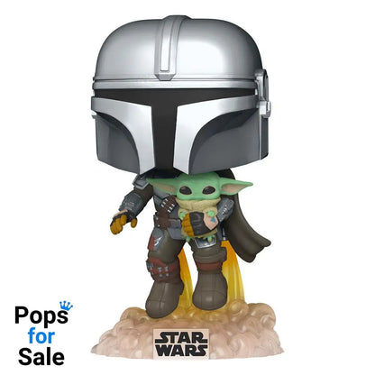 Star Wars The Mandalorian POP! TV Vinyl Figure Mando Flying w/ Jet Pack 9 cm