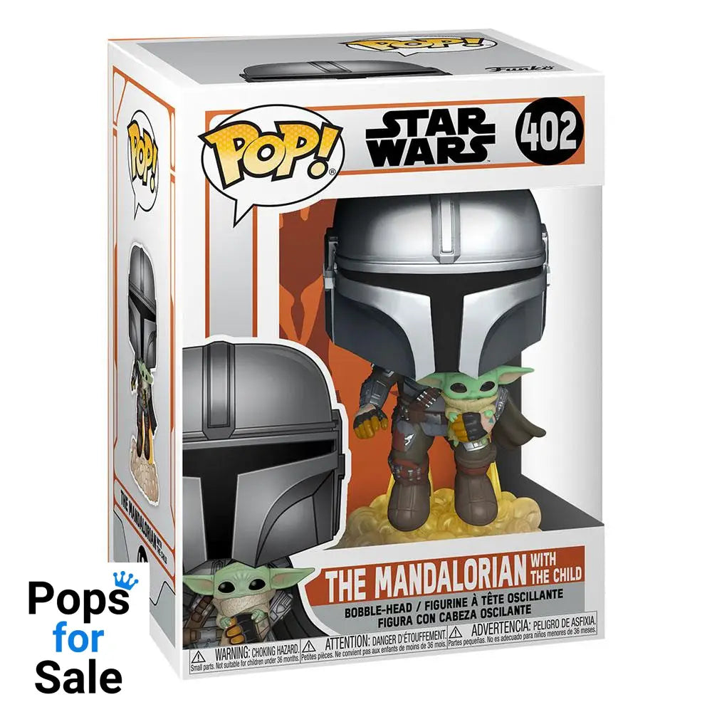 Star Wars The Mandalorian POP! TV Vinyl Figure Mando Flying w/ Jet Pack 9 cm