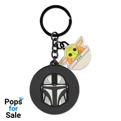 Star Wars: The Mandalorian Rubber Keychain Mandalorian & Grogu