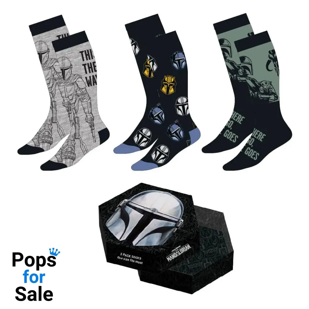 Star Wars: The Mandalorian Socks 3-Pack Mandalorian 38-45