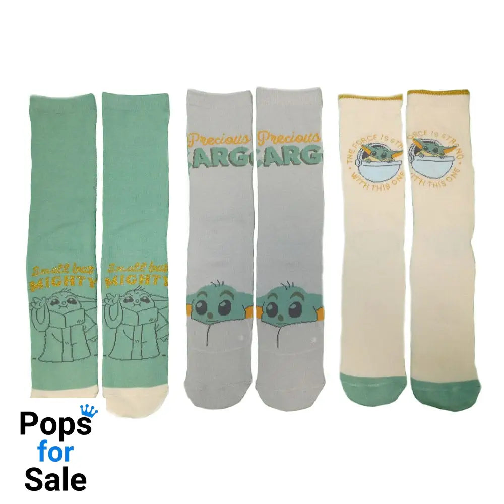 Star Wars The Mandalorian Socks 3-Pack Grogu S-M