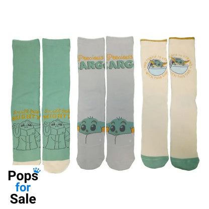 Star Wars The Mandalorian Socks 3-Pack Grogu S-M